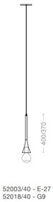 Pendente Jazz Single Flexível Cabo Rayon 09X40X150Cm 1Xe27 - Usina 520... (BT - Branco Texturizado)