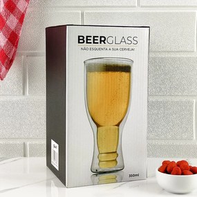 Copo de Cerveja em Formato de Garrafa