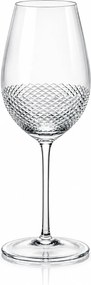 Taça de Cristal Vivaldi P/ Vinho Bordeaux Lapidado 50 - Incolor  Incolor