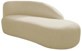 Divã Recamier Curvo Luna 160cm Lado Direito Suede - ADJ Decor