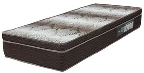 Colchao Light Ortopedico Solteiro Cinza e Marrom 78cm - 70136 Sun House