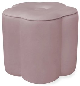 Puff Decorativo Flor Veludo - Crepe