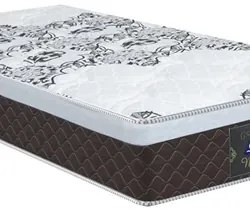 Colchão Box Solteiro 88cm Molas Ensacadas Soft Pillow New York Marrom