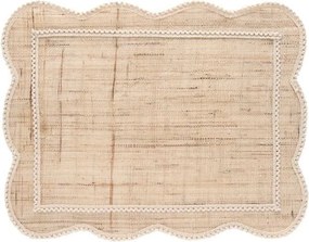 Jogo Americano Rami Kind - Branco  Branco