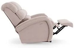 Poltrona do Papai Reclinável Kalie Power Touch USB FH9 Veludo Rosê - M