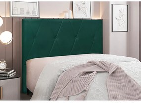 Cabeceira Cama Box King 195 cm Aquilla Veludo S04 - D'Rossi - Verde