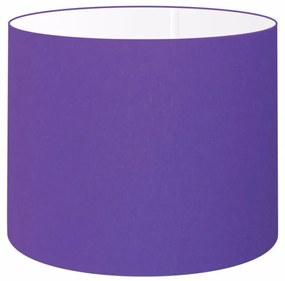 Cúpula em tecido cilíndrica abajur luminária cp-4146 40x30cm roxo