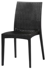 Cadeira Ibiza Polipropileno Cor Preto - 29679 Sun House