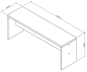 Conjunto Completo Com Mesa De Jantar E 2 Bancos Liv - Preto