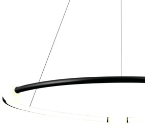 Pendente Nébula Ø87Cm Led 35W 3000K Bivolt / Anel Simples | Bella Ilum...