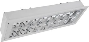 Luminaria Embutir Chapa Aco Branco