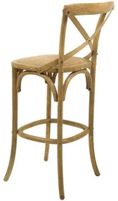 Kit 02 Banquetas Bistrô Gourmet Para Cozinha Blair Fixa Oak G04 - Gran Belo