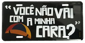 Placa Decorativa Kiko - Você Não Vai Com a Minha Cara