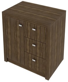 Balcão para Escritório Home Office ME4111 MDP Nogal G69 - Gran Belo