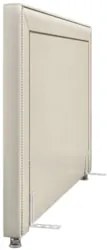 Cabeceira Cama Box Casal King 195cm Mali Z37 Sintético Branco - Mpozen