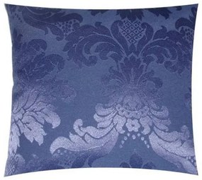 Capa para Almofada Tecido Jacquard Estampado Azul Marinho 45x45 cm - Drossi