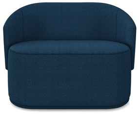 Sofá 2 Lugares Namoradeira Orgânica para Sala Malu Bouclê M11 - D'Rossi - Azul