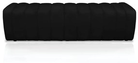 Calçadeira Olivia King 195 cm Veludo Preto - D'Rossi