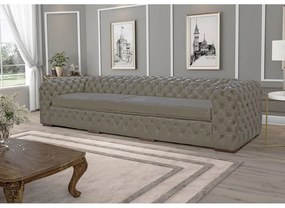 Sofá 3 Lugares Astúria 240cm Couro Fendi G58 - Gran Belo