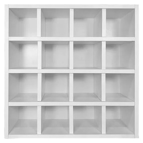 Porta Toalha Nicho Toalheiro 16 Lugares 52x52cm Sam Branco - D'Rossi