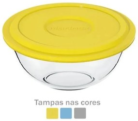 Tigela com Tampa Plástica Marinex Plus 500ml