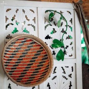 Cestaria Decorativa em Fibra de Arumã | Étnico