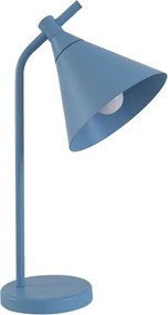 Luminaria De Mesa Aluminio Azul Malta