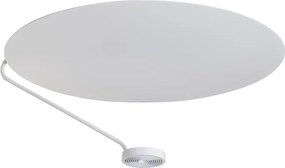 Plafon Led De Sobrepor Branco 12w 2700k Ø62x24cm Vinil