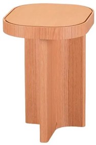 Mesa Apoio Versailles Tampo Base Lâmina Carvalho Natural - 78045 Sun House