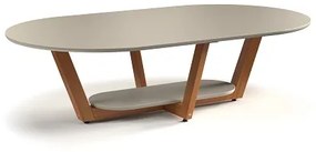 Mesa De Centro Elegance Gianduia/Nature – Tebarrot Móveis