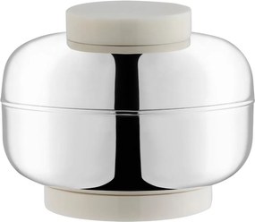 Bowl Volupté Pequeno Prata C/ - Resina Branca Resina Branca