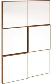 Quadro Espelho Block Mini 50cm (LARG) cor Freijo - 52876 Sun House
