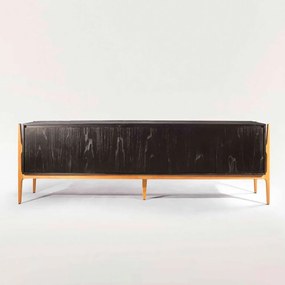 Buffet Santorini com Gaveta e Prateleiras Interna Laminada Pés Madeira Tauari