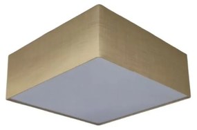 Plafon Para Quarto Quadrado SQ-3000 Cúpula Cor Palha