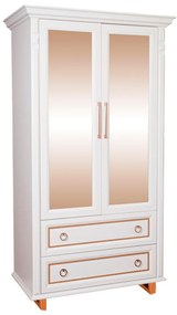 Cristaleira New Laville - Branco com Detalhes Dourado Soleil Kleiner