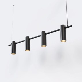 Pendente Tube Transpass Barra Linear Simetrico 5,7X16,7X95Cm Alumínio... (CHAMPANHE)