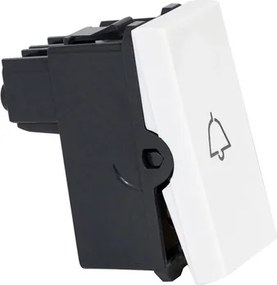 Pulsador Campainha Arteor Quadrado 10A Branca