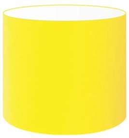 Cúpula Abajur Cilíndrica Cp-8011 Ø30x21cm Amarelo