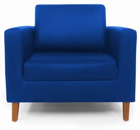 Poltrona Decorativa Gabriela Courino Azul Royal