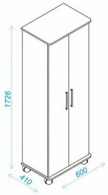 Sapateira 30 Pares 2 Portas BST 07 - Branco