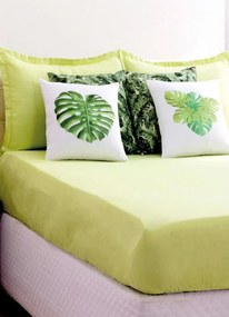 Jogo de Cama Verde Casal 7 Peças