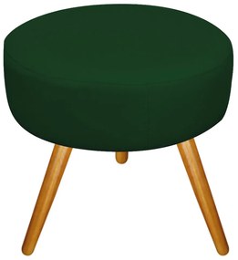 Kit 02 Puffs Sofia Palito Mel Suede Verde - ADJ Decor