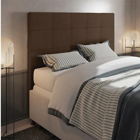 Cabeceira Stambul Para Cama Box King 195 cm Suede - D'Rossi - Marrom