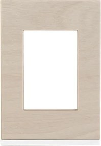 Placa Suporte 4x2 3 Módulos Vertical Nordic Wood Orion Class