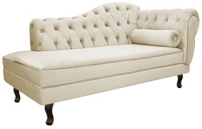 Kit Diva Recamier Diana 130cm Lado Esquerdo e 02 Poltronas Julia Linho - ADJ Decor