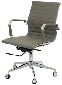 Cadeira Eames Baixa Cinza Base Cromada - 27107 Sun House