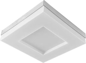 Plafon Led Sobrepor Branco 16W Luz Amarela Asturias - LED BRANCO QUENTE (3000K)