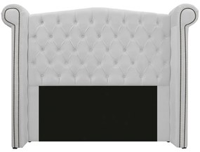 Kit Cabeceira e Calçadeira Veneza 140 cm Casal Corano Branco - ADJ Decor