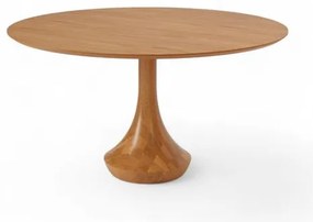 Mesa de Jantar Mahal Redonda Champagne 100cm