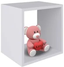 Nichos Decorativos de Parede Quadrado Kit 3 Branco - AJL Móveis